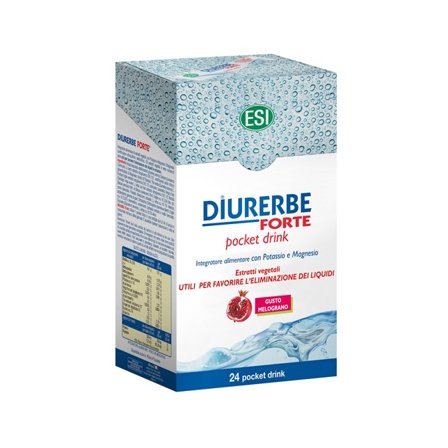 Esi Diurerbe Forte Pocket Drink Melograno 24x20ml