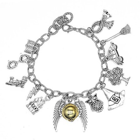 Harry Potter-armband i legering, gyllene kvick, kombinationsarmband med berlock, present till fans - Jxlgv
