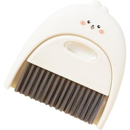 1 Set Mini Kvast Set Bilar Borste Desktop Kvast Kit Damm för bil Luftventil Litet rengöringsverktyg Liten borste och sopskyffel Multifunktionsvispa 