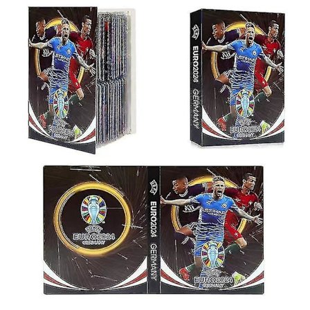 Football Star Card Album Kort Brevholder Binder 2023 Ny 240 stk Star Card Box Collection Album Book Folder Kid Legetøjsgave