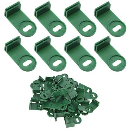 100 sæt drivhus hjørnebeslag clips til isolering skygge fix