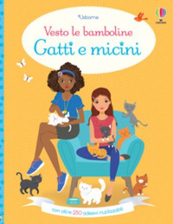 Gatti e micini. Con adesivi Lucy Bowman