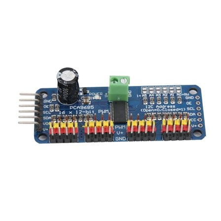 PWM Servodriver 16-kanals motordrivkortmodul IIC-grensesnitt PCA9685 for robot