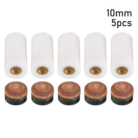 5 st/paket Billardköspetsersättning 10MM 10MM