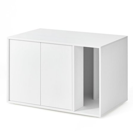 Kattetoilet, kattehus, til store katte, sidebord, sofabord, Snehvid