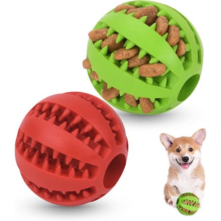 5cm Hundeball, Gummiball for Hund, Uforgjengelig Hundeball, Hard