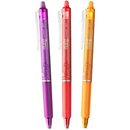 Pilot FriXion Clicker 0,7 New colours 3er-Pack