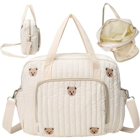 Bleieveske Ryggsekk Stor Kapasitet 35x10x28cm Lett Reiseveske med Håndtak Skulderstropp Kompatibel med De Fleste Merker Lys Gul