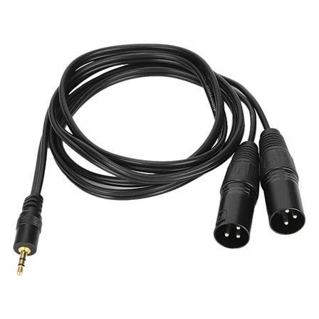 JORINDO Kaksi XLR-uros - 3,5 mm 1/8 tuuman uros -kaapeli hapeton kupari epätasapainoinen Y-jakokaapeli