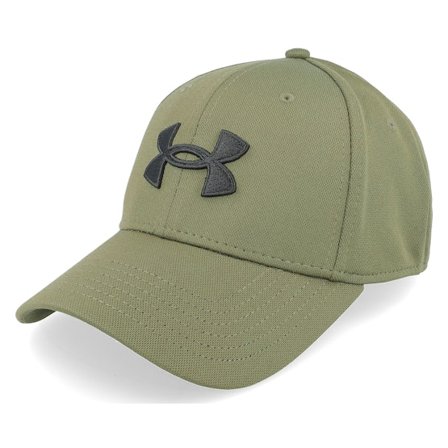 Under Armour - Verde flexfit Cappellino - Blitzing Marine Od Green Flexfit @ Hatstore