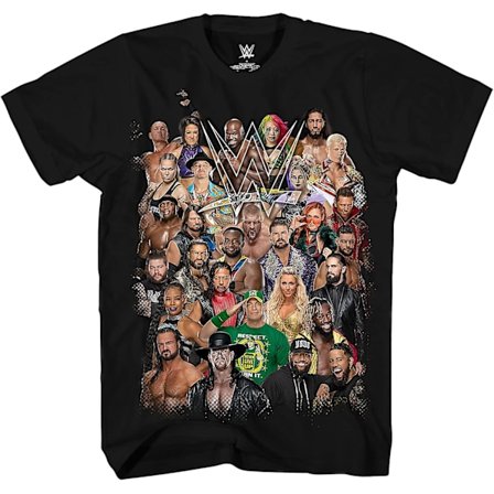 Group Shot Wrestling John Cena Big Show AJ Styles Daniel Bryan Aikuisten T-paita Graafinen T-paita Miehille
