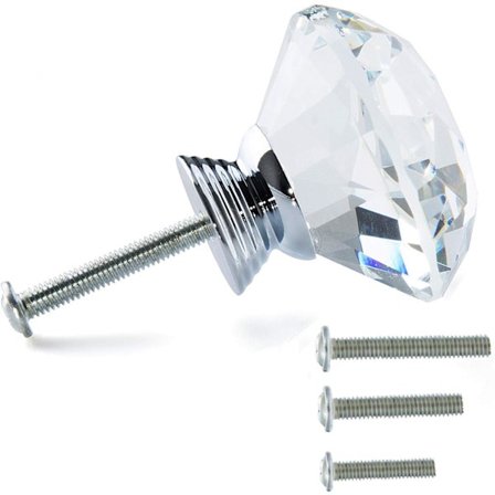 [10 stk.] Krystalknap Diamant Håndtag Skab Trækker Skuffe Træk