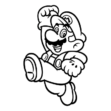 Väggdeko - Super Mario - Mario hoppa högt