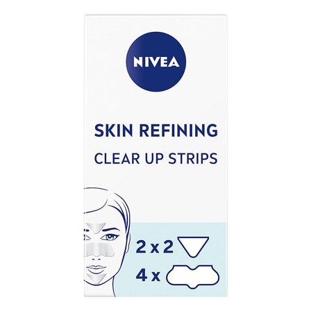NIVEA Essentials Refining Clear-Up Strips, Skincare, Masker, Næsestrips