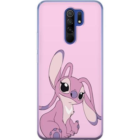 Xiaomi Redmi 9 Gjennomsiktig deksel Stitch rosa