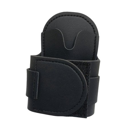 Stetoskop Hofteholder Belteklips Elegant Lærveske for Sykepleiere og Leger, Svart