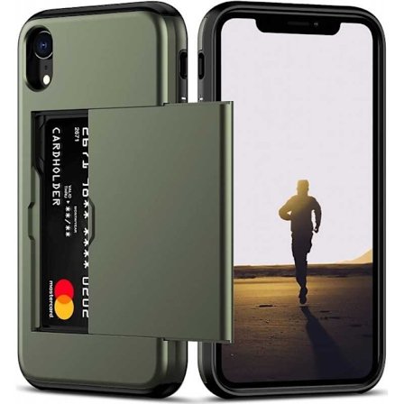 iPhone XR Iskunkestävä Cover Cover Card -paikka StreetWise