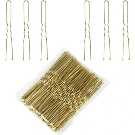 Hårnåle, U-formede hårnåle til håropsætninger, hårnåle, hårklemmer, hårnåle til kvinder, hårstylingsnåle, 50 stykker, ideelle til alle hårtyper...