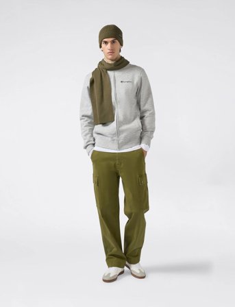 Champion Full Zip Sweatshirt - Grey - M