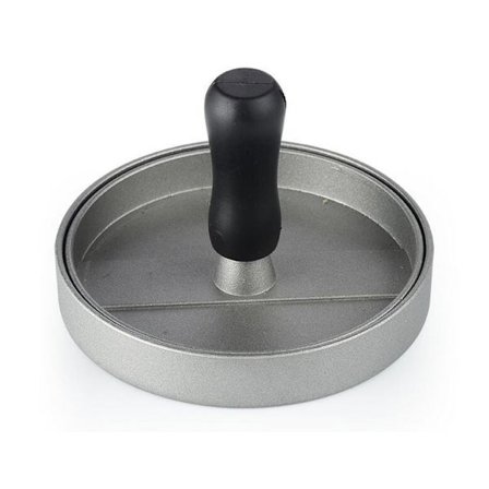 1 stk. hamburgerpresse i plast med håndtag, fødevarekvalitet aluminium