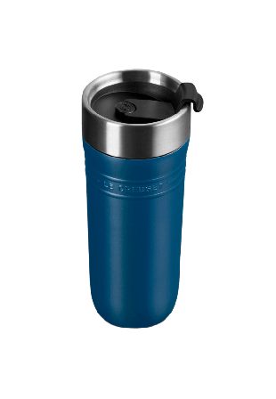 Le Creuset Termokopp 350ml Deep Teal Glas Blå 350 ML
