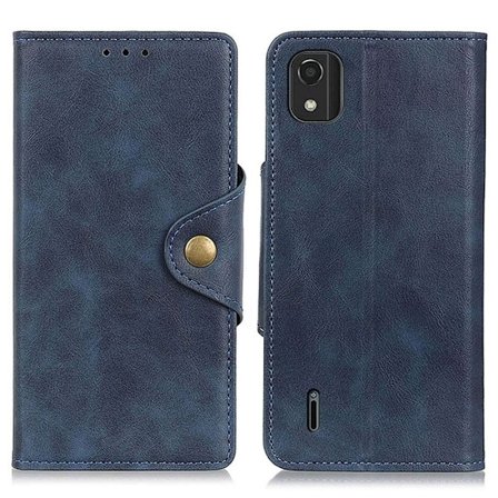 Alpha läder Nokia C2 2nd Edition fodral - Blå