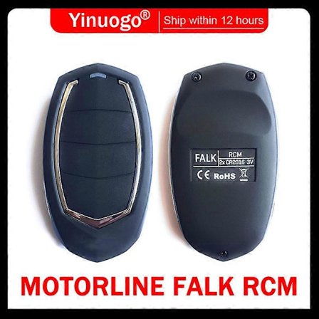 MOTORLINE FALK Fjernkontroll for Garasjeportåpner 433MHz Rullende Kode MOTORLINE FALK RCM Fjernkontroll Port 4 Kanaler [DB]