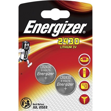 ENERGIZER LITHIUM CR2430 2PK
