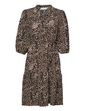 Deliakb Dress Knelang Kjole Multi/mønstret Karen By Simonsen