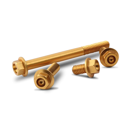 Valter Moto Flange Screw Yellow