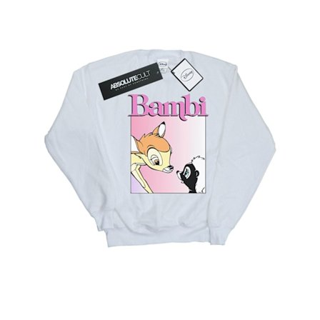 Disney Herr Bambi Nice To Meet You Sweatshirt XXL Vit