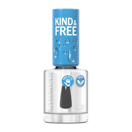 Rimmel Kind & Free Smalto Top Coat Formula A Base Naturale 8ml