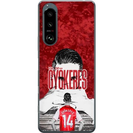 Kompatibelt Mobilskal till Sony Sony Xperia 5 III Gyökeres 14 sportmotiv med svensk fotbollsstjärna i dynamisk stil