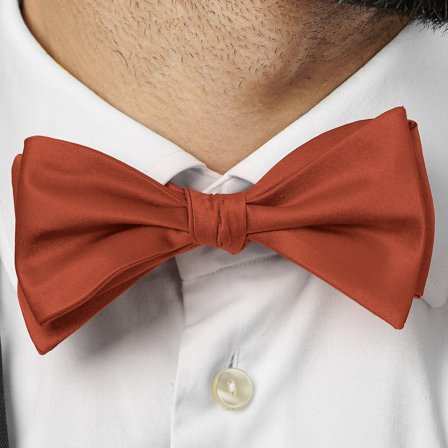 Terracotta Basic Self-Tie Bow Tie for Men - Self-tie bow ties