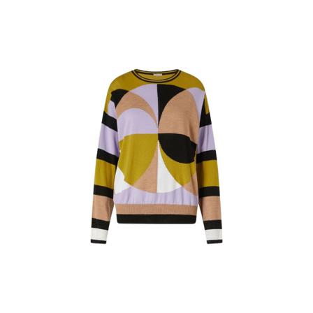 Marella Round-neck Strik Grøn, Dame Striktrøjer