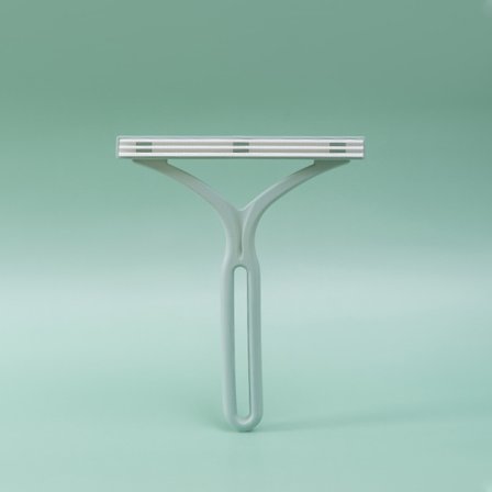 1 stk bærbar lo-fjerner manuell rulle ullfrakk pellets stoffrenser (grønn)