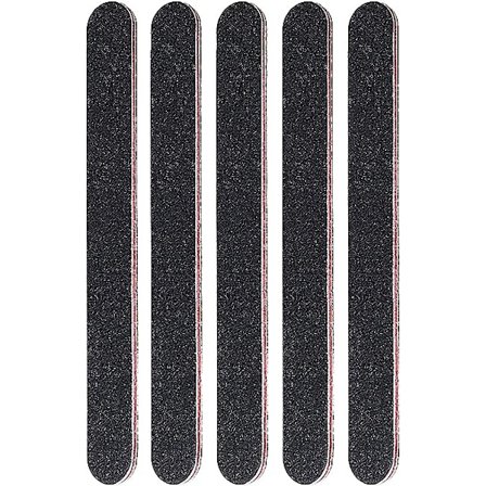 Set med 5 professionella nagelfilar, 100/180 dubbelsidiga nagelfilar