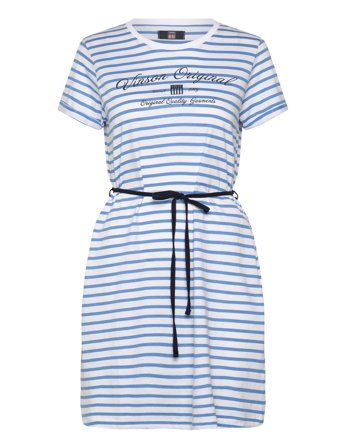VINSON | Vin T-Shirt Dress Maika Stripe | S