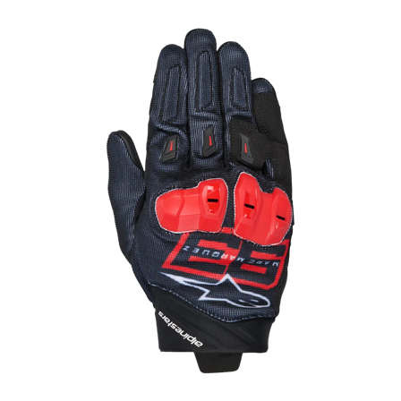 Rękawice motocyklowe Alpinestars MM93 SPX 1 Czarny/Jasnoczerwony/Złamany Biały M