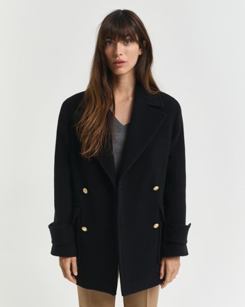 GANT Damen Mittellanger Caban aus Wolle (XXL)
