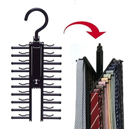 Multifunksjonell slipshenger med 20 rader, sklisikre klips og 360 graders rotasjon