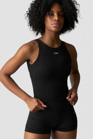 ICANIWILL - Ignite Midi Tank Top Black- Training tank tops - Damen - ICIW