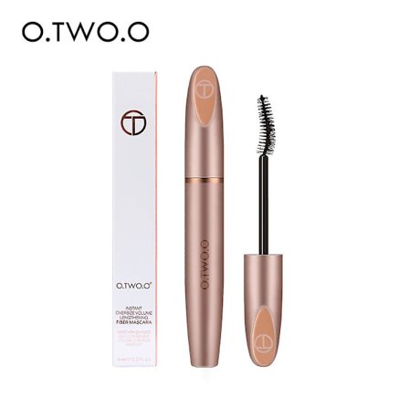O.two.o 3D Silk Fiber Mascara - Förlängande, Vattentät, Långvarig, Lockande, Tjock Mascara, Långa Fransförlängningar, Makeup