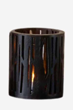 Zelected by Houze - Kynttilänjalka Tozzi - Musta - Kynttilänjalat & lyhdyt - - Homeroom