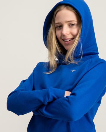 GANT SHIELD HOODIE Blau Hoodies/Kapuzenpullover Mädchen - Kidsbrandstore