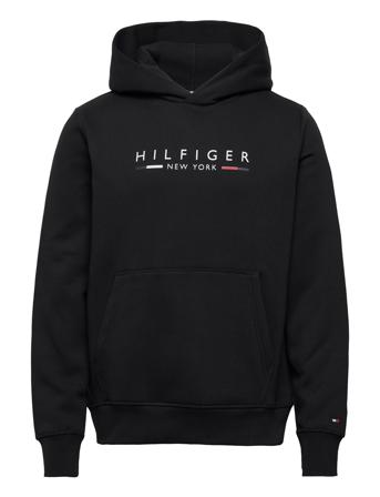 Hilfiger New York Hoody Hettegenser Genser Svart Tommy Hilfiger