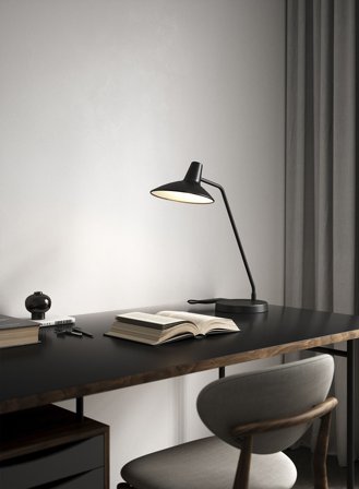 Darci bordlampe H55 - sort