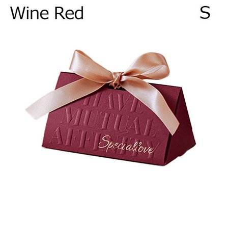 10st Candy Box Hand Bag Box WINE RED S