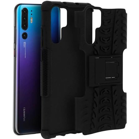 Coque - AVIZAR - P30 Pro - Hybrid skydd - Stötsäker - Inbyggt videostöd
