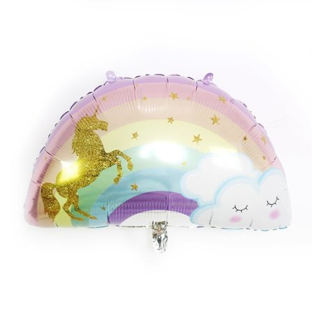 Gratulerer med bursdagsfest Engangsservise Regnbuefargede papirkopper Tallerkener Borddekor Barn 1. jenter Bursdagsfesttilbehør